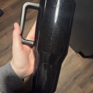 HydroJug Black Sparkle Water Bottle